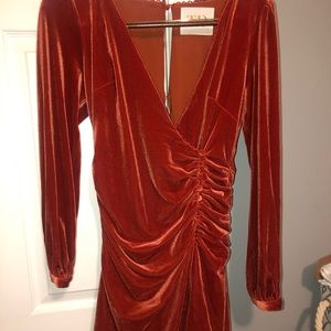 TJD, bodycon wrap mini dress